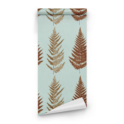 Roll of Copper Fern large scale wallpaper
