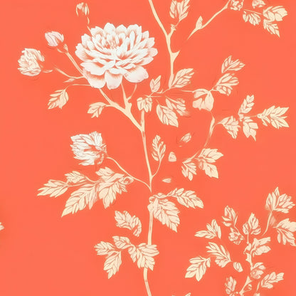 Coral Blossom large scale wallpaper pattern repeat