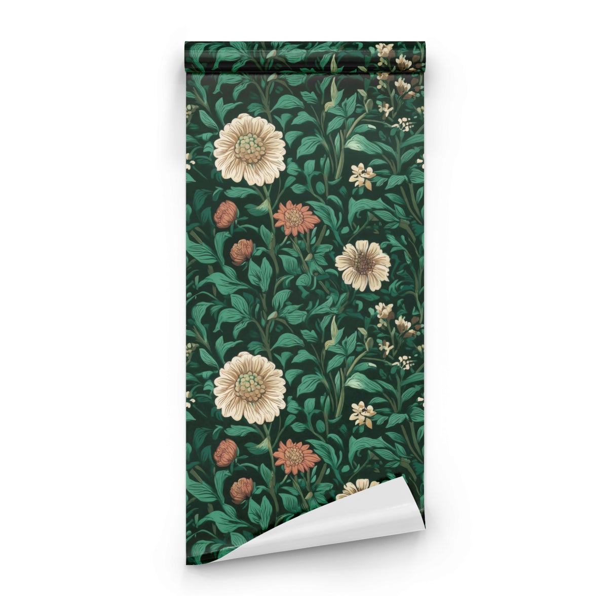 Roll of Cream Daisy large scale wallpaper