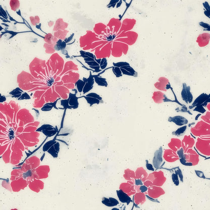 Crimson Cherry large scale wallpaper pattern repeat