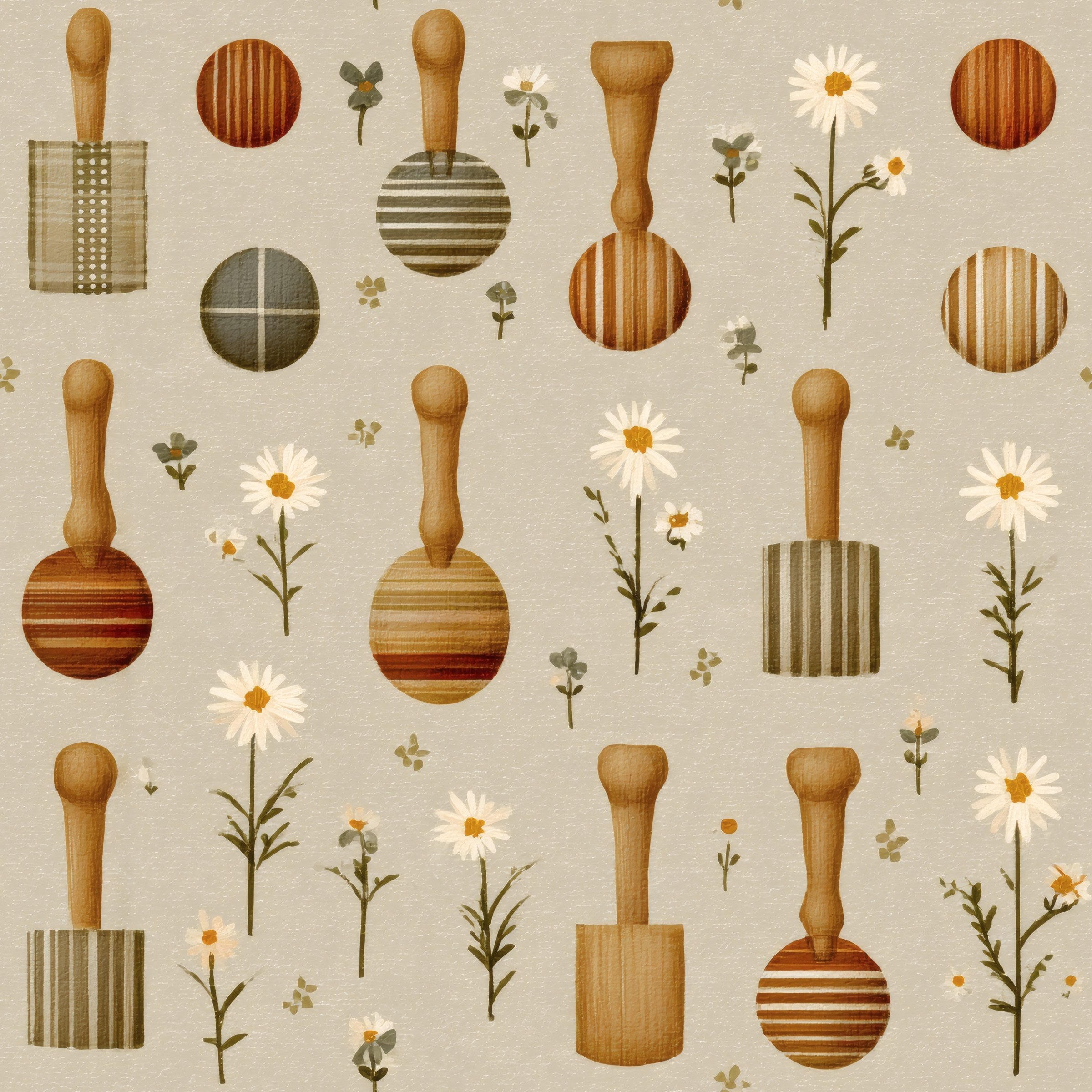 Neutral Wallpaper | Croquet Lawn