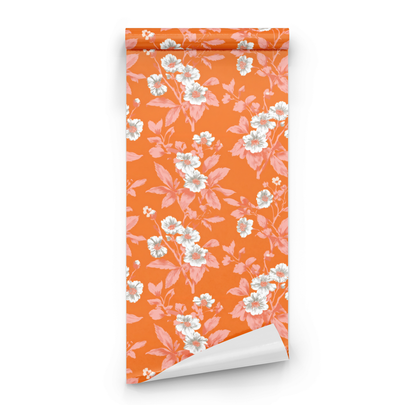 Tangerine Etched Wallpaper