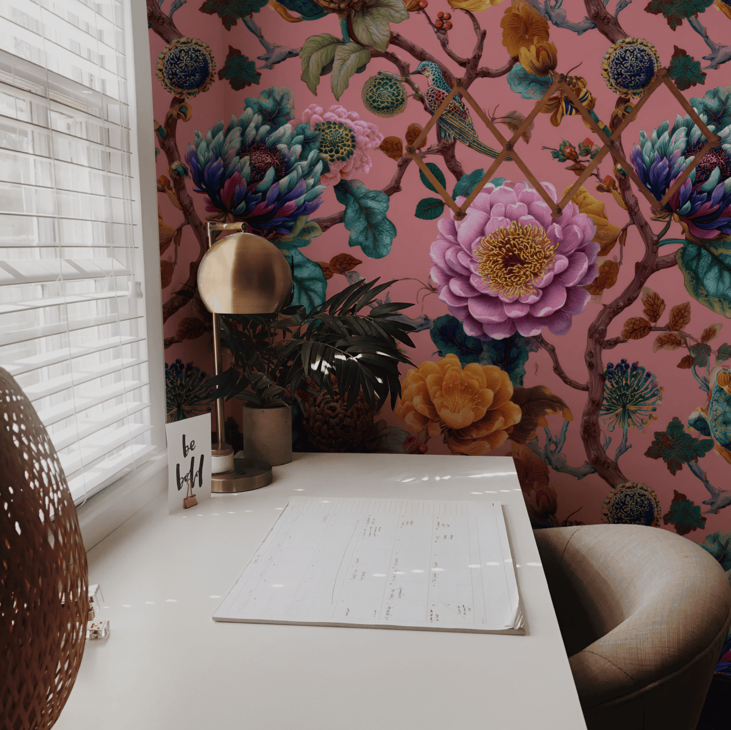 Floral Symphony Wallpaper