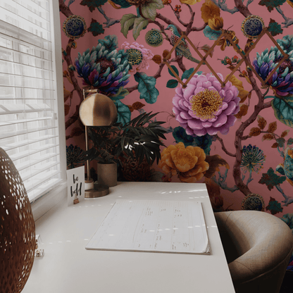 Floral Symphony Wallpaper