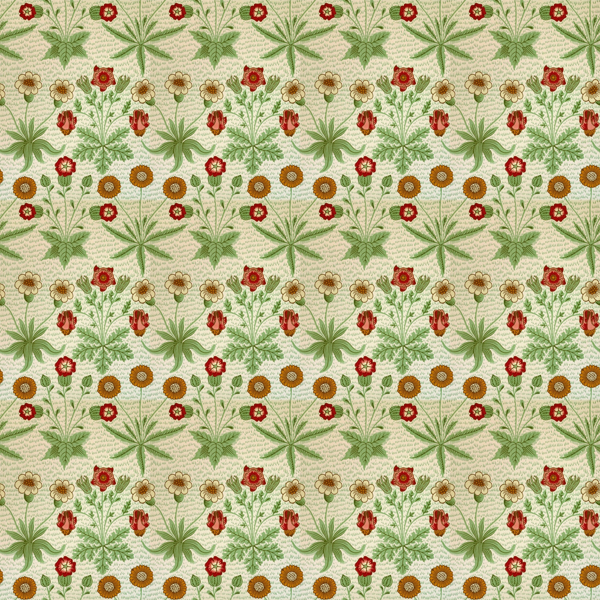 Daisy Wallpaper | William Morris Daisy Cream