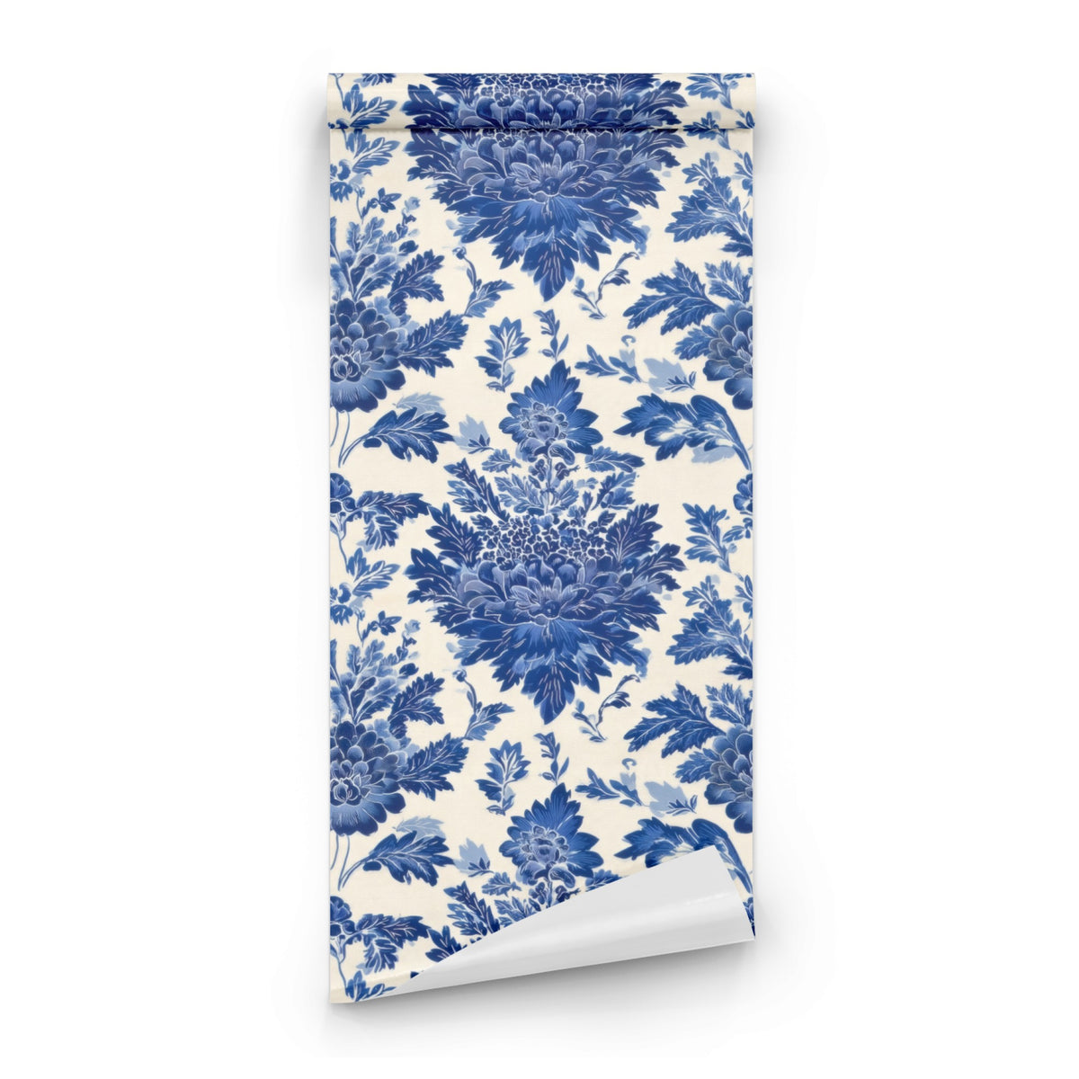 Roll of Delft Bouquet large scale wallpaper
