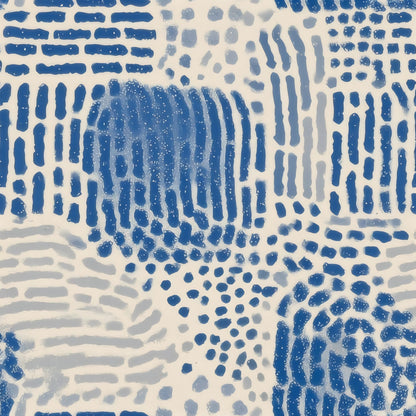 Denim Dash large scale wallpaper pattern repeat