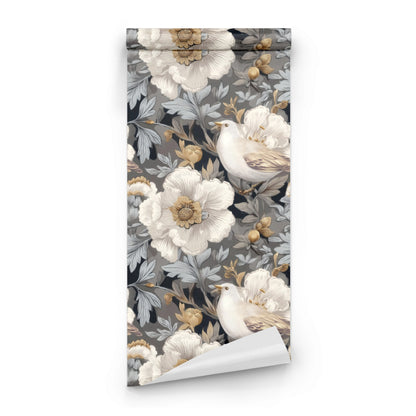 Roll of Dove Garden large scale wallpaper