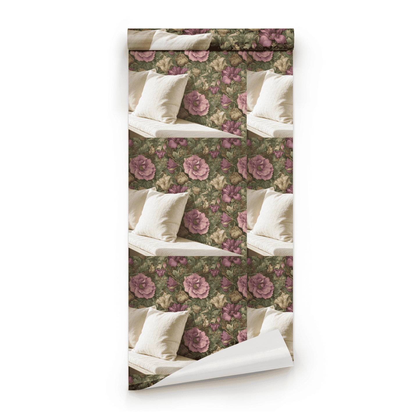 Rosy Verdant Wallpaper