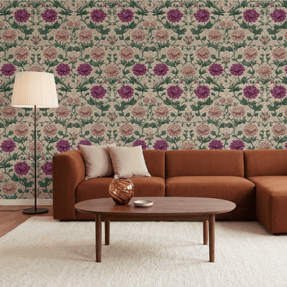 Amethyst Pompon Wallpaper