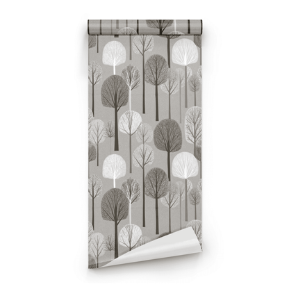 Ash Woodland Wallpaper