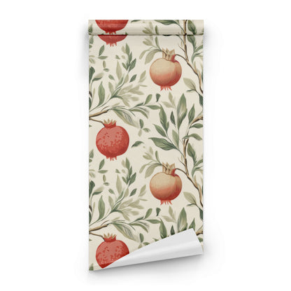 Roll of Earthy Pomegranate large scale wallpaper