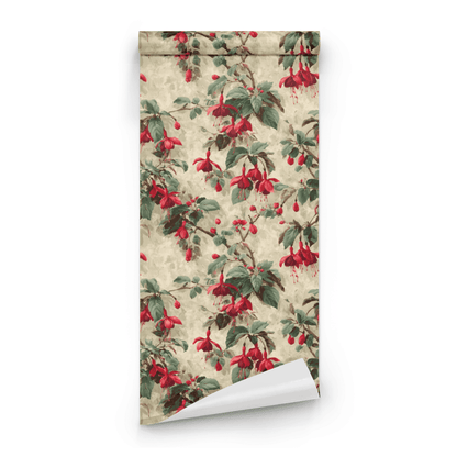 Scarlet Fuchsia Wallpaper