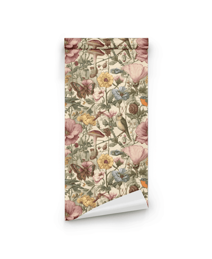 Vintage Aviary Wallpaper