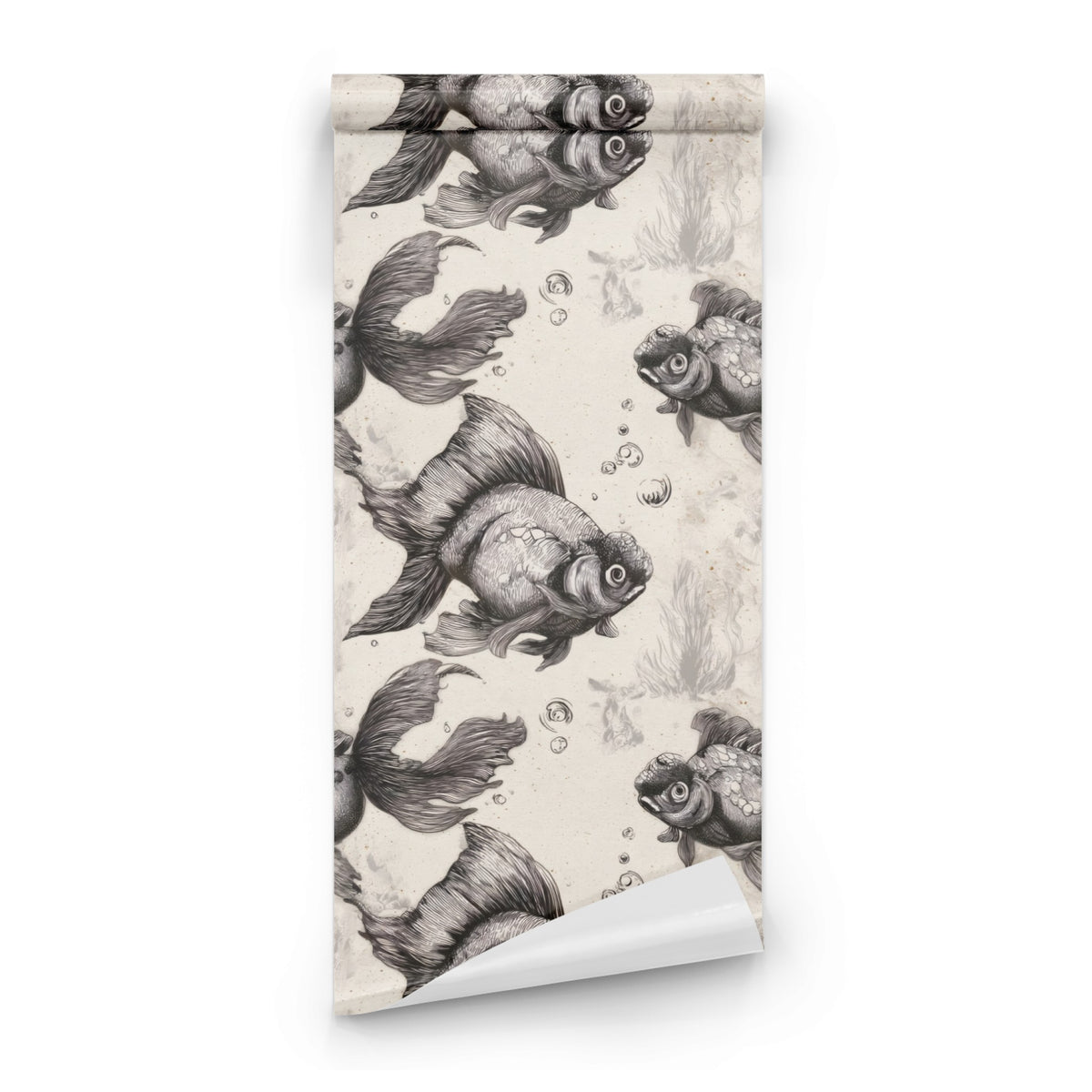 Roll of Etched Goldfish large scale wallpaper