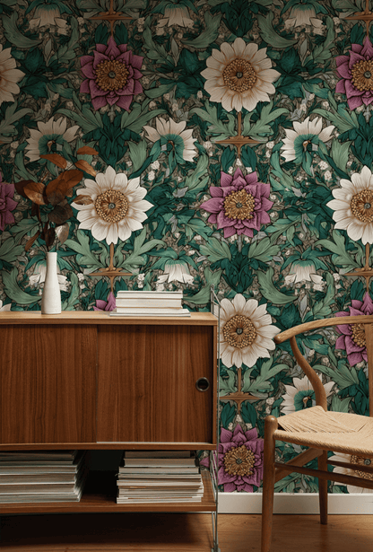 Flora Elegance Wallpaper