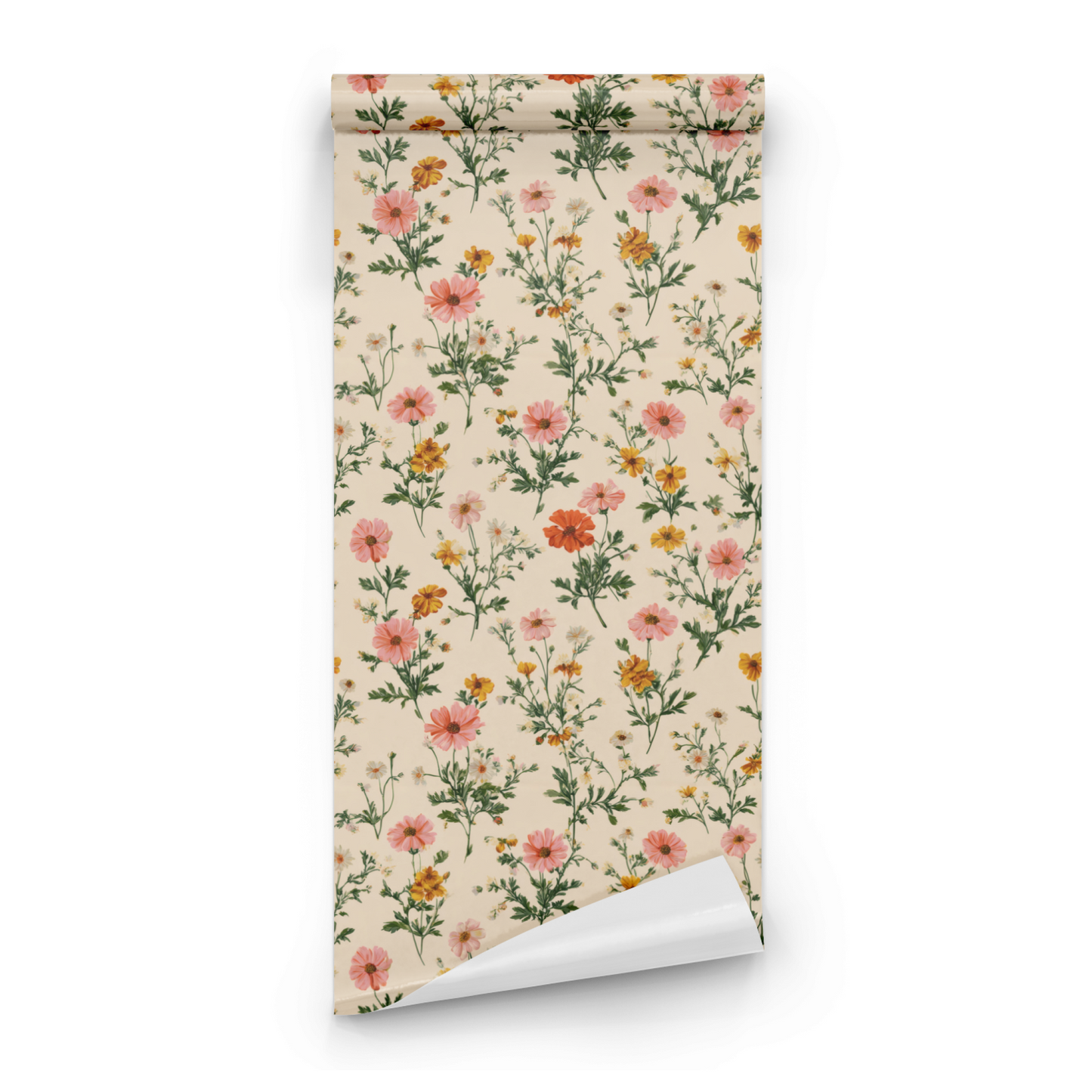 Apricot Meadow Wallpaper