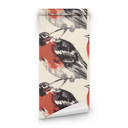 Roll of Folk Cardinal large scale wallpaper