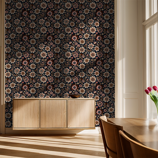 Rose Pastel Victorian Wallpaper