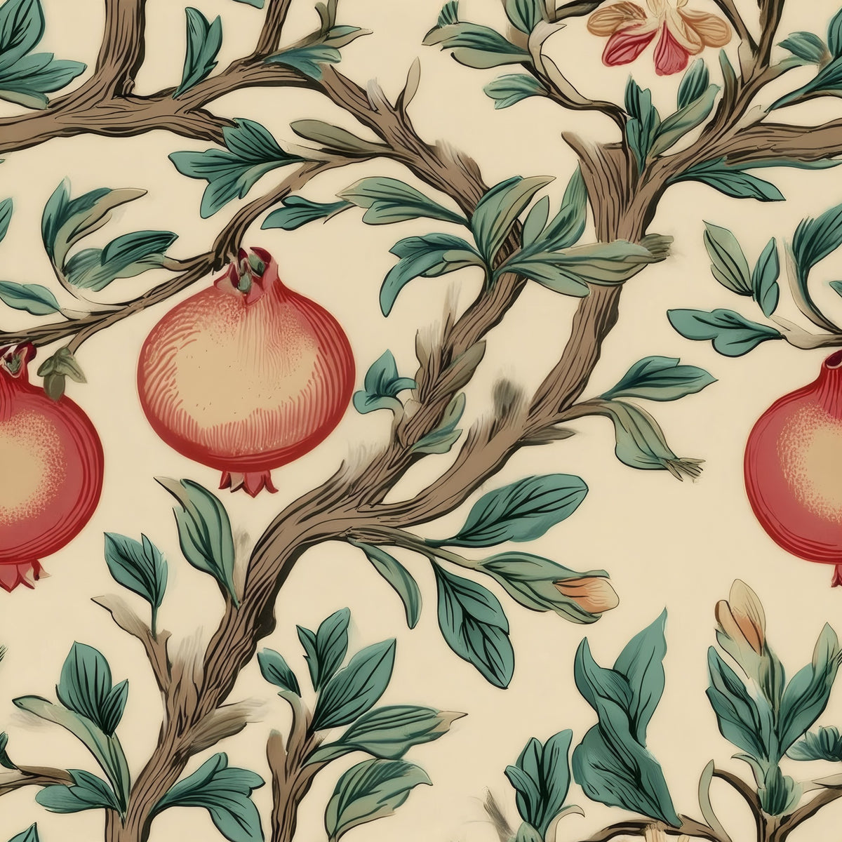 Fruit Boughs large scale wallpaper pattern repeat