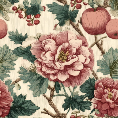 Fruit Branch large scale wallpaper pattern repeat