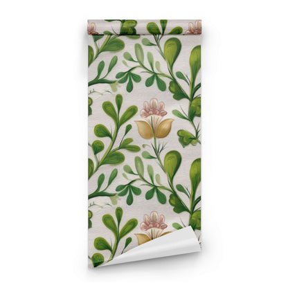 Roll of Garden Folk large scale wallpaper