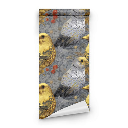 Roll of Gilded Finch large scale wallpaper