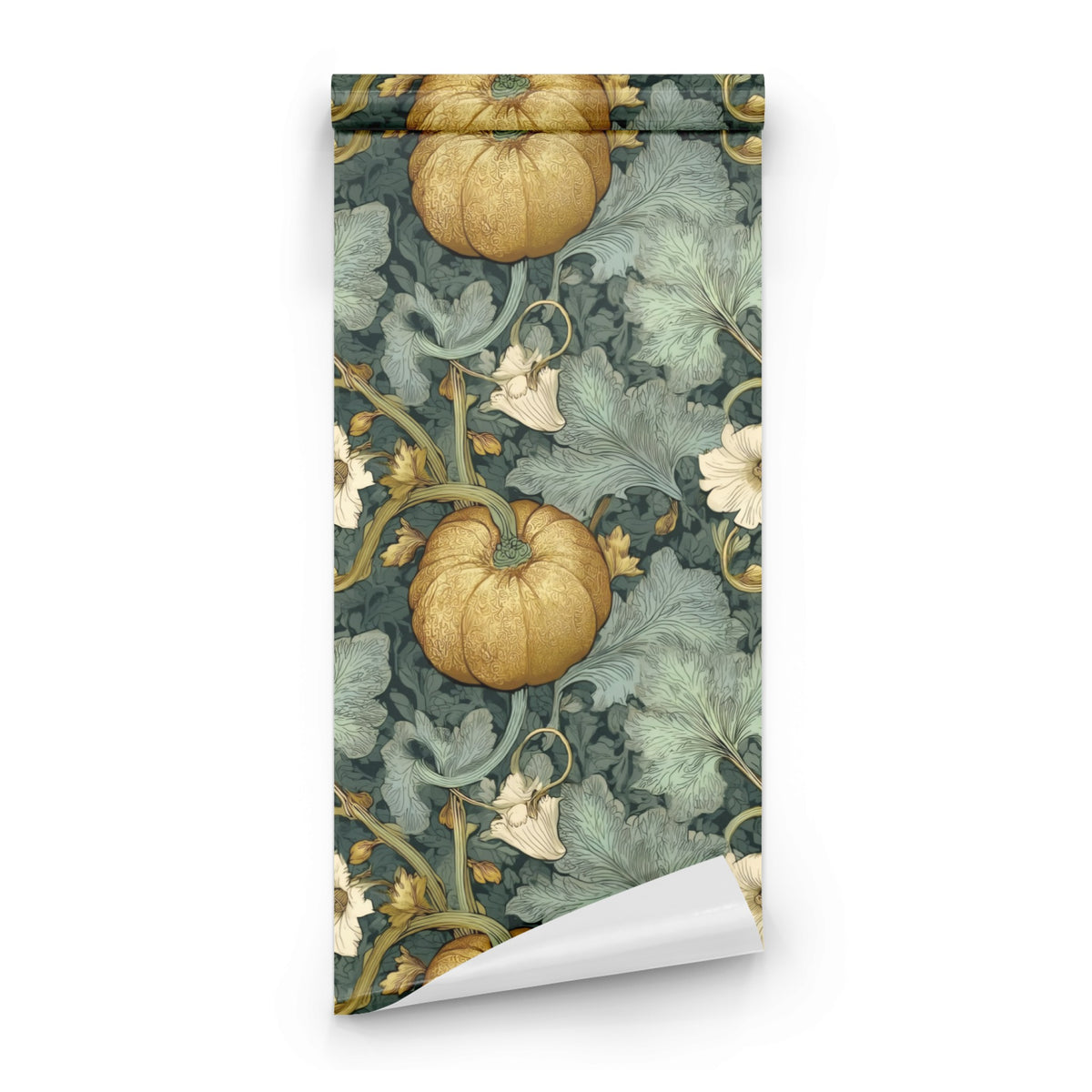 Roll of Gold Pumpkin large scale wallpaper