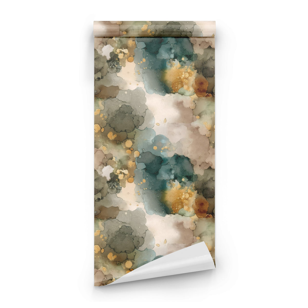 Roll of Gold Speckle large scale wallpaper