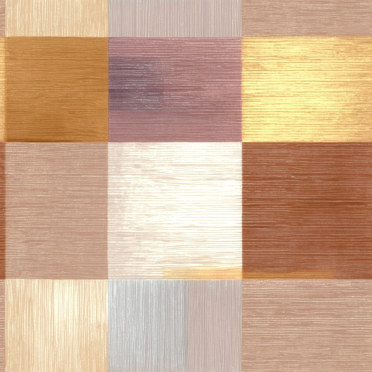Gold Squares large scale wallpaper pattern repeat