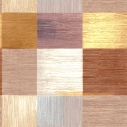 Gold Squares large scale wallpaper pattern repeat