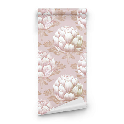 Roll of Golden Artichoke large scale wallpaper