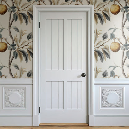 Golden Branch large scale wallpaper in a styled room