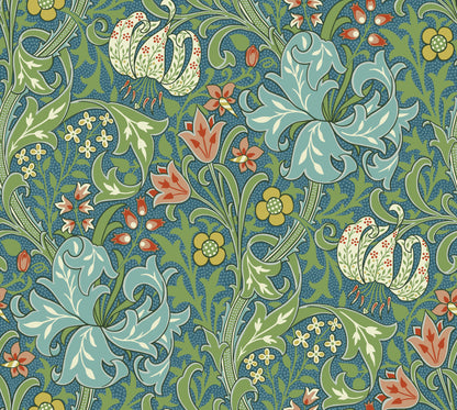 William Morris Golden Lily Verdant Sky