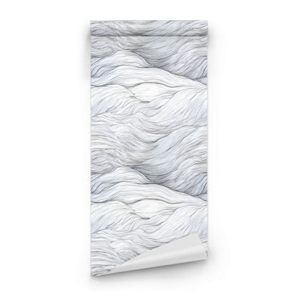 Roll of Grey Wave large scale wallpaper