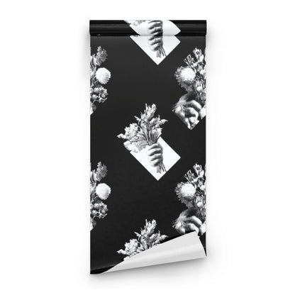 Roll of Hand Bouquet large scale wallpaper