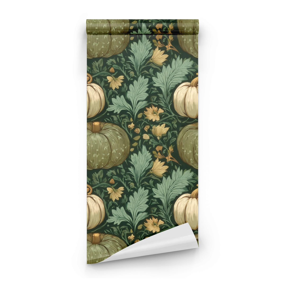Roll of Harvest Pumpkin large scale wallpaper