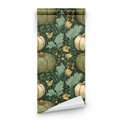 Roll of Harvest Pumpkin large scale wallpaper