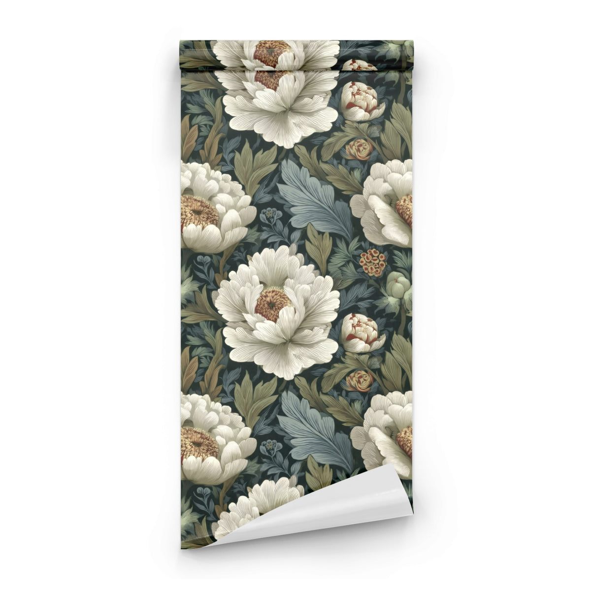 Roll of Ink Peony large scale wallpaper