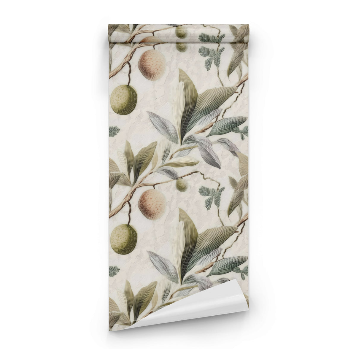 Roll of Ivory Olive large scale wallpaper