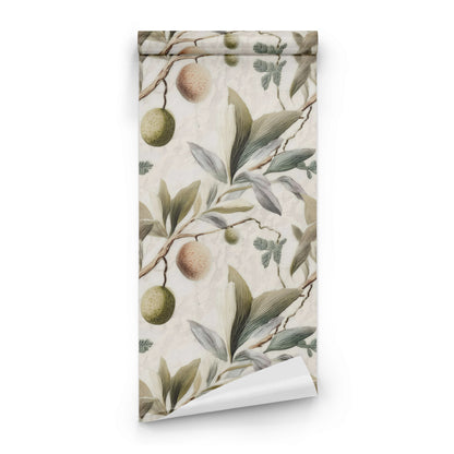Roll of Ivory Olive large scale wallpaper