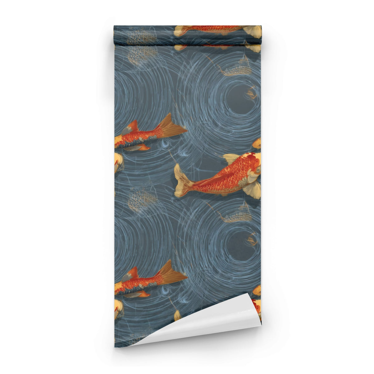 Roll of Koi Ripples large scale wallpaper