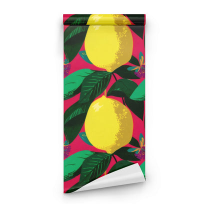 Roll of Lemon Butterfly large scale wallpaper