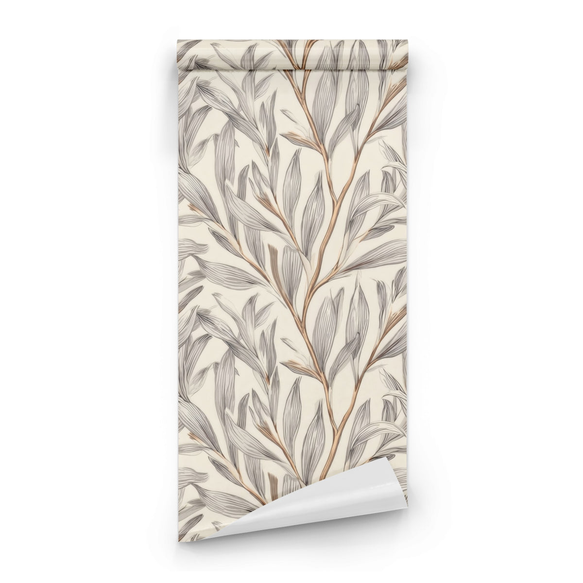 Roll of Linen Fronds large scale wallpaper