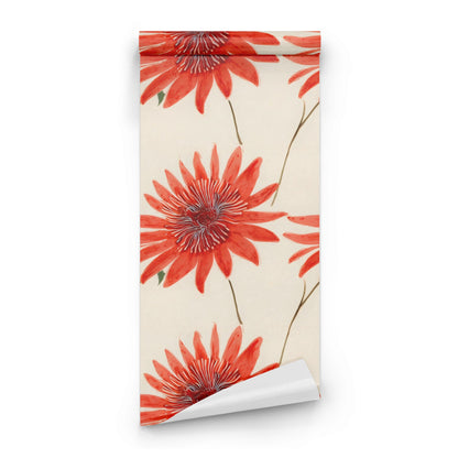 Roll of Lone Aster large scale wallpaper