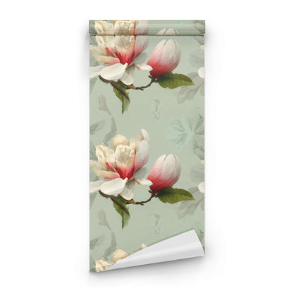 Roll of Magnolia Branch large scale wallpaper
