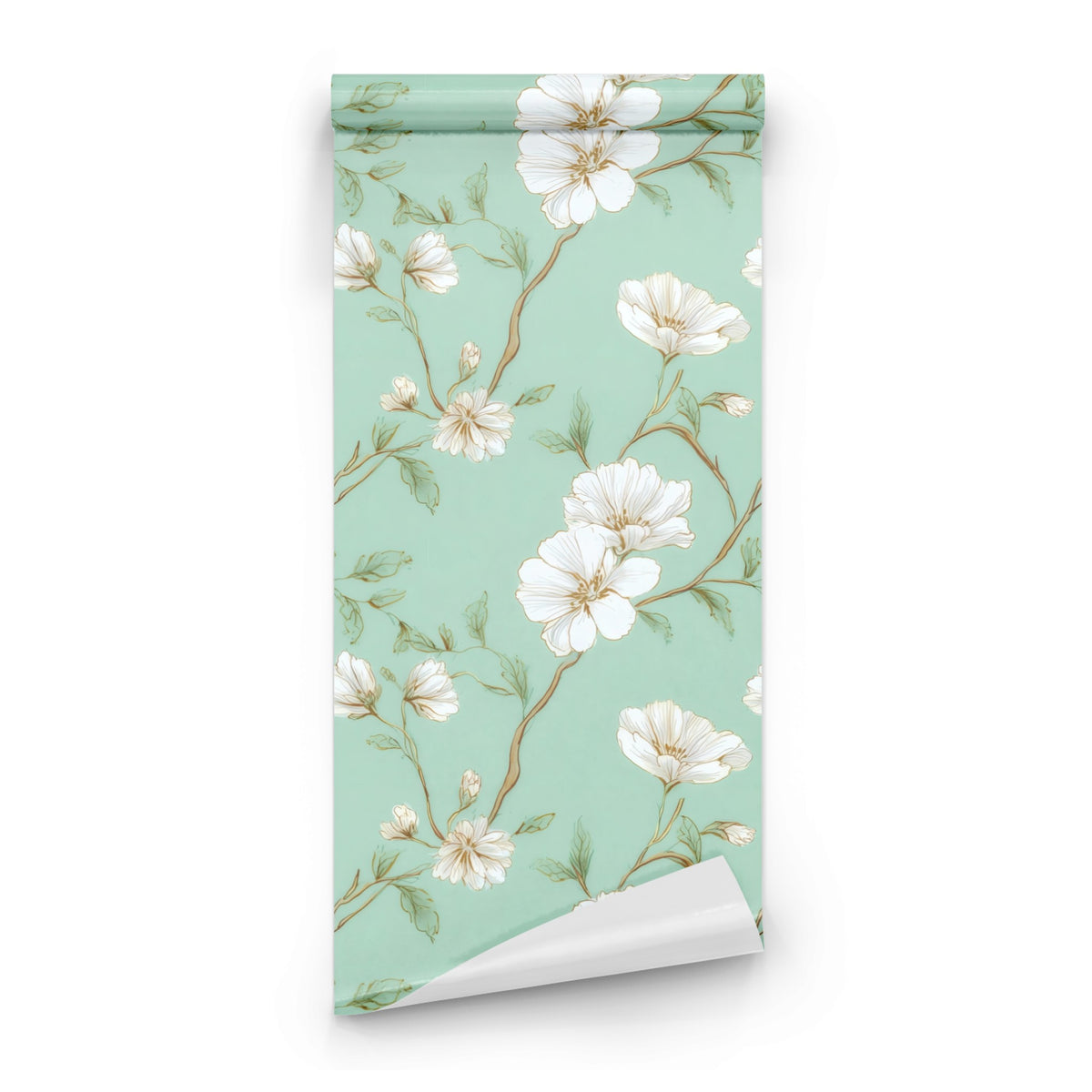 Roll of Mint Blossom large scale wallpaper