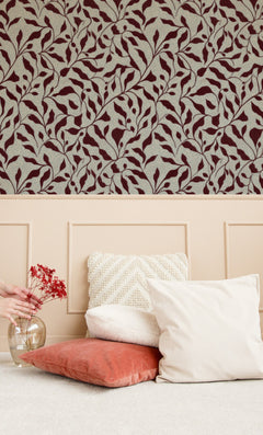 Burgundy Vine Wallpaper