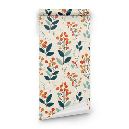 Berry Sprig wallpaper roll