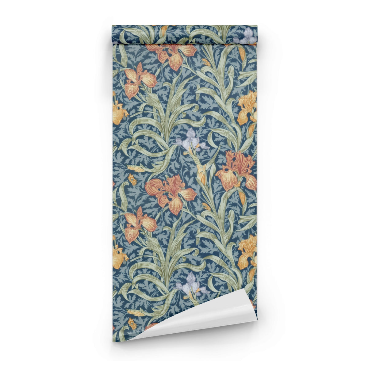 William Morris Iris Navy wallpaper roll